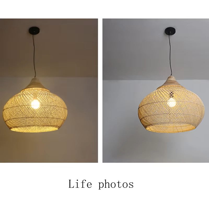 Vintage Pendant Lights Hight Quality Rattan Lamps