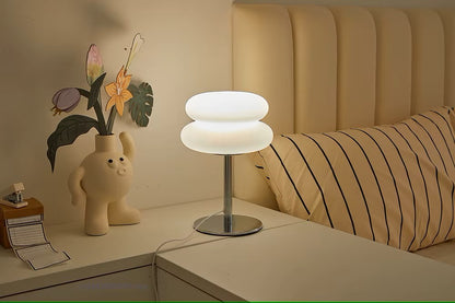 Tri Color Modern creamy Table Lamp lights
