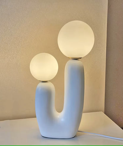 creative Art resin double-ended table lamp lights