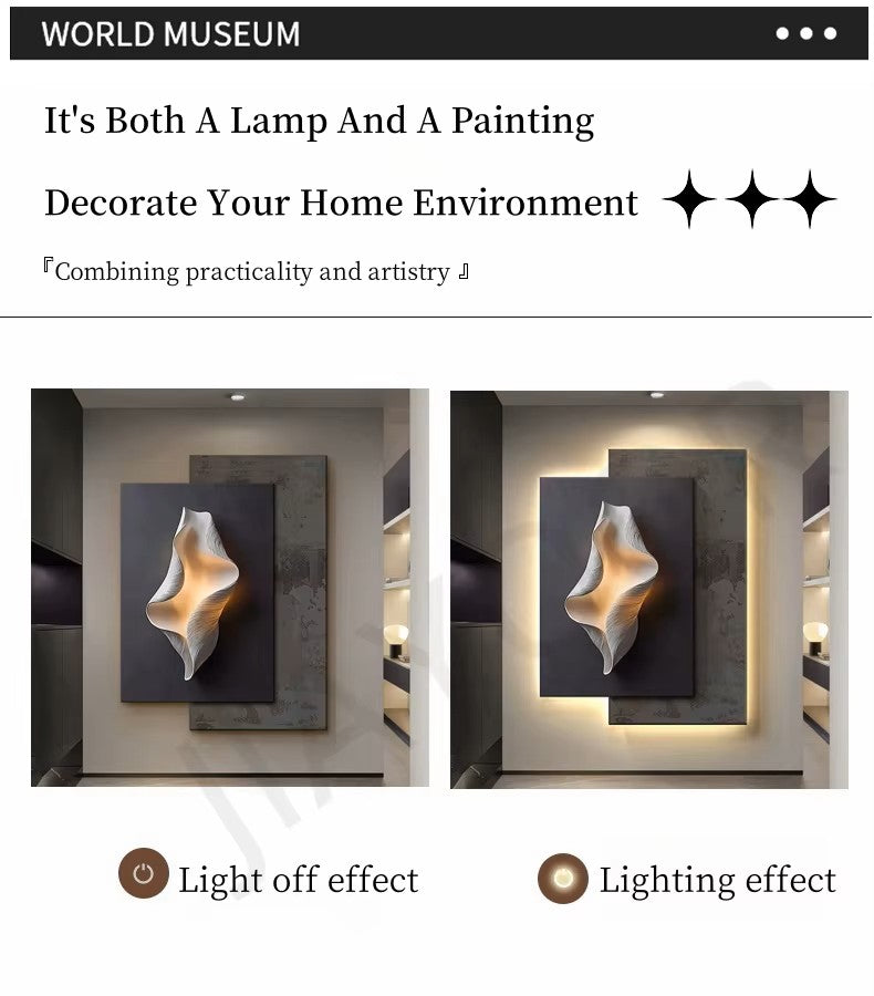 Modern LED Wall Lamps Minimalism Crystal Porcelain Mural Light