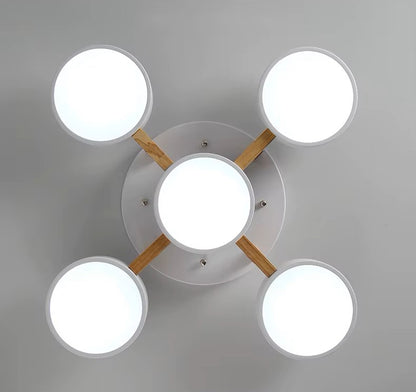 Nordic Style Modern Wood Ceiling Chandelier
