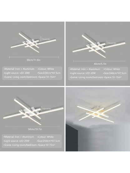Modern LED Ceiling Lamp Lights 30/50CM Square Line