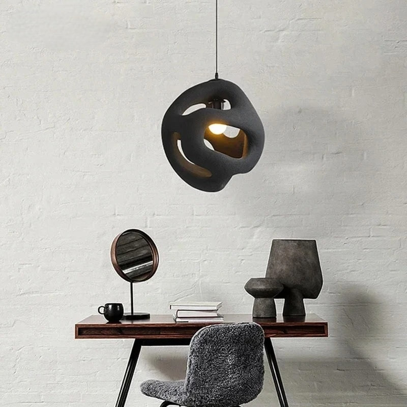 Modern Twist Pendant Lamp E27 Hanging Chandelier