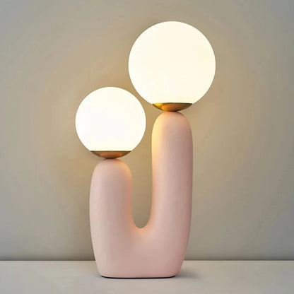 creative Art resin double-ended table lamp lights
