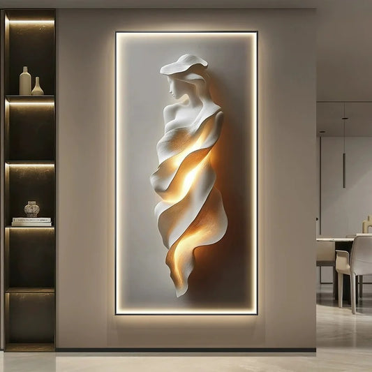 Art Figures LED Wall Lamp Modern Mural Light ﻿80X40CM & 100X50CM