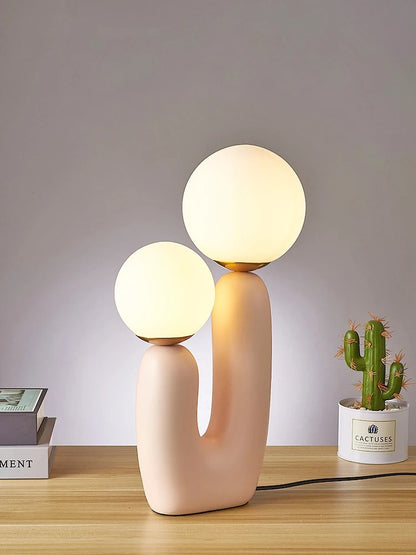 creative Art resin double-ended table lamp lights