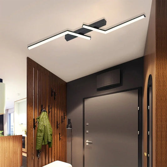Modern LED Line Ceiling Lamp Lights 60/80/100/120CM