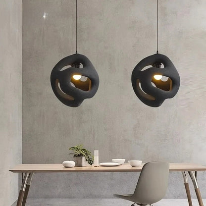 Modern Twist Pendant Lamp E27 Hanging Chandelier
