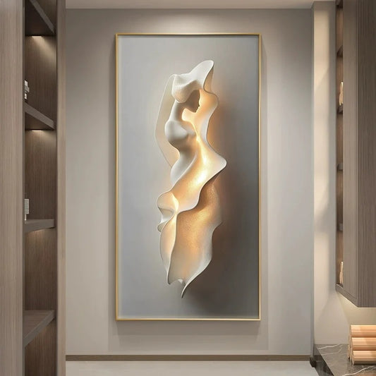 Art Figures LED Wall Lamp Modern Mural Light 120X60CM & 140X70cm