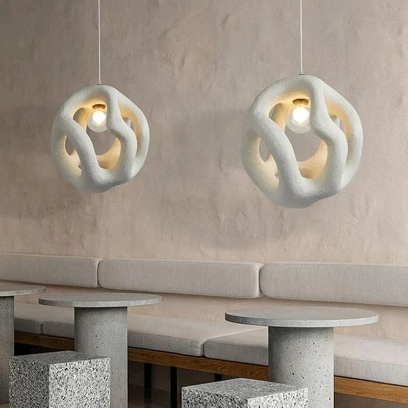 Modern Twist Pendant Lamp E27 Hanging Chandelier