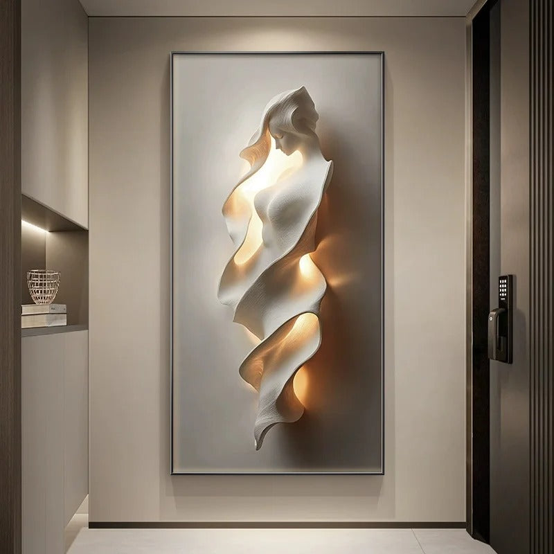 Art Figures LED Wall Lamp Modern Mural Light 120X60CM & 140X70cm