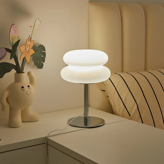 Tri Color Modern creamy Table Lamp lights
