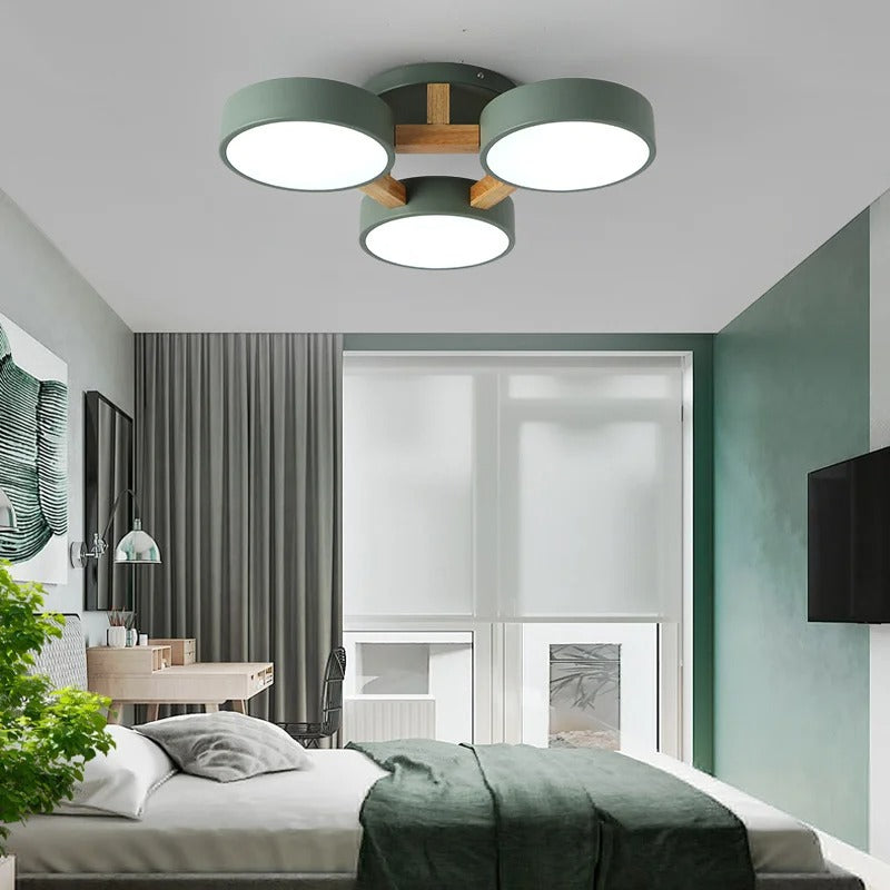 Nordic Style Modern Wood Ceiling Chandelier