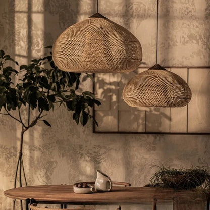 Vintage Pendant Lights Hight Quality Rattan Lamps