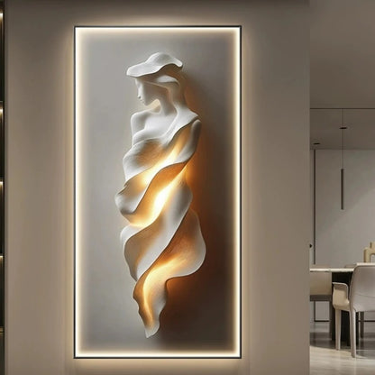 Art Figures LED Wall Lamp Modern Mural Light 120X60CM & 140X70cm