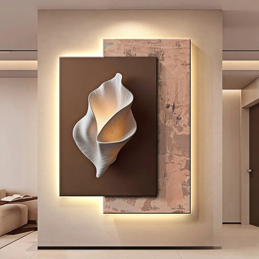 Modern LED Wall Lamps Minimalism Crystal Porcelain Mural Light