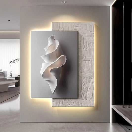 Modern LED Wall Lamps Minimalism Crystal Porcelain Mural Light