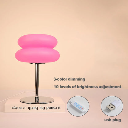 Tri Color Modern creamy Table Lamp lights