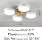Nordic Style Modern Wood Ceiling Chandelier