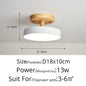 Nordic Style Modern Wood Ceiling Chandelier