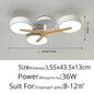 Nordic Style Modern Wood Ceiling Chandelier