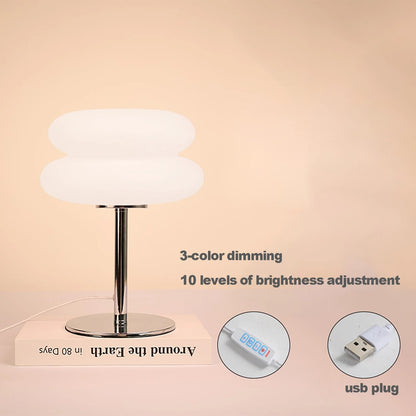 Tri Color Modern creamy Table Lamp lights