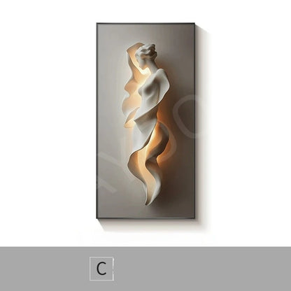Art Figures LED Wall Lamp Modern Mural Light 120X60CM & 140X70cm
