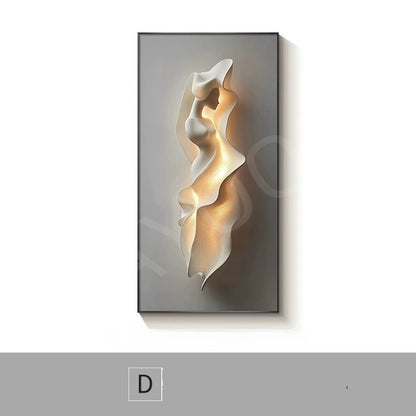 Art Figures LED Wall Lamp Modern Mural Light 120X60CM & 140X70cm
