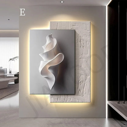 Modern LED Wall Lamps Minimalism Crystal Porcelain Mural Light