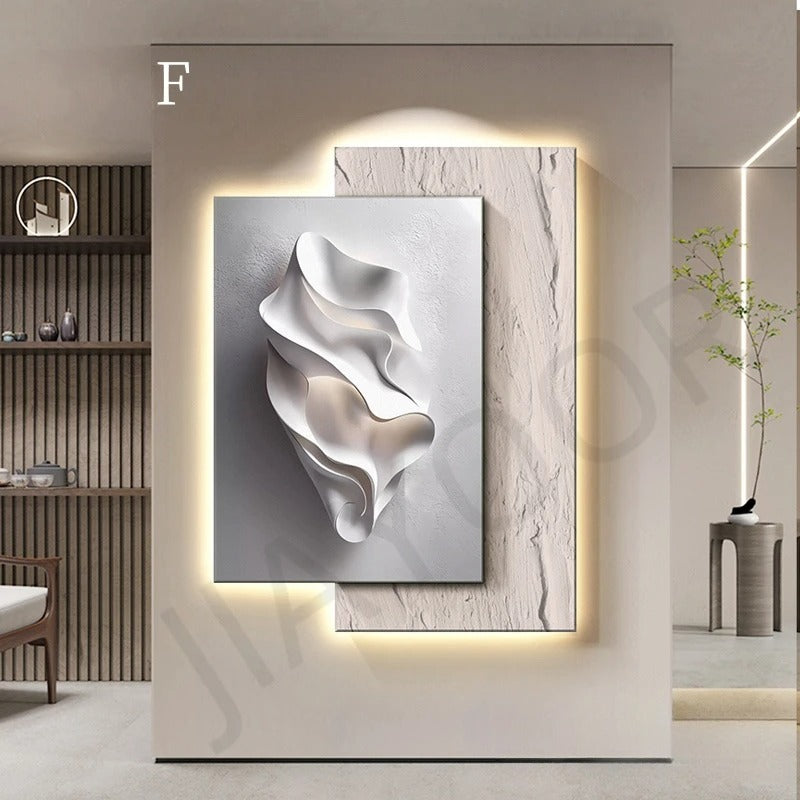 Modern LED Wall Lamps Minimalism Crystal Porcelain Mural Light